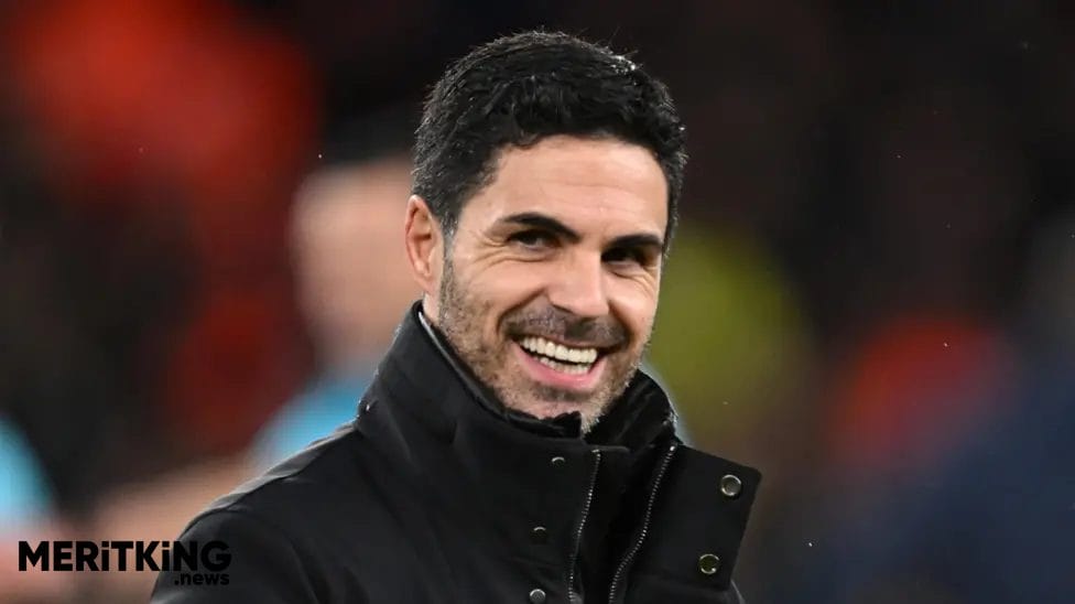 Arteta has won 155 of his 256 matches in charge of Arsenal