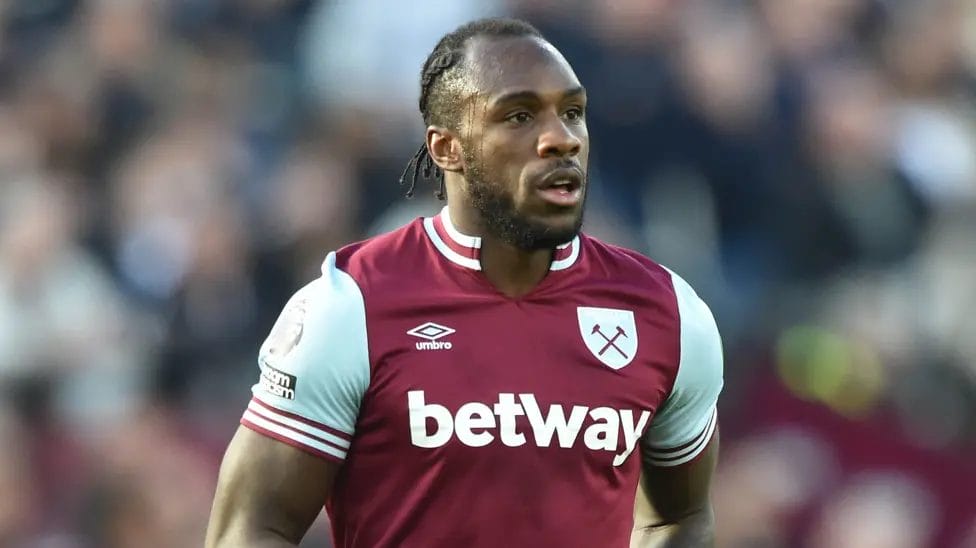 Michail Antonio appeared in each of West Ham's first 14 matches in the Premier League this season