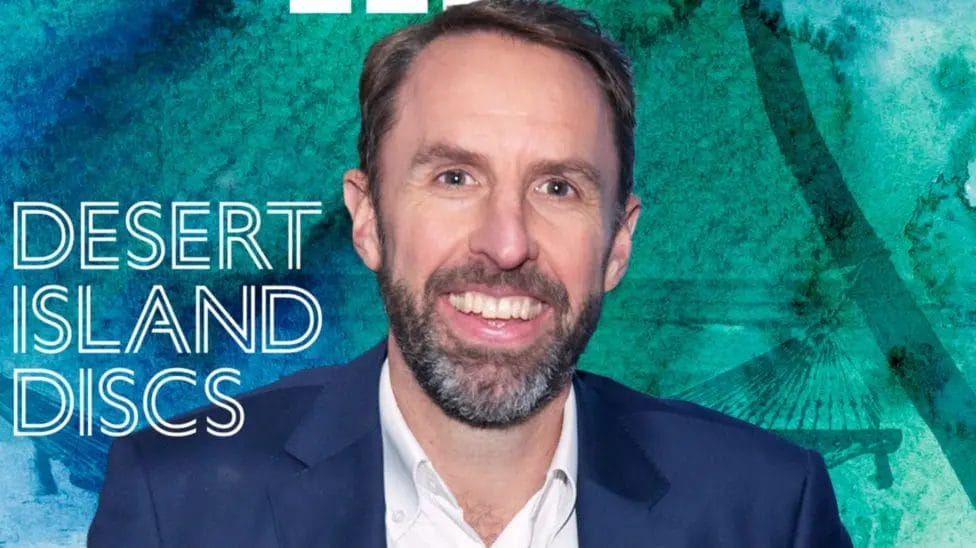 Listen to Gareth Southgate's Desert Island Discs