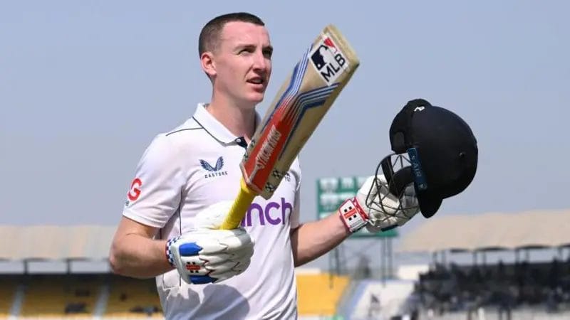 Harry Brook made his England test debut in 2022