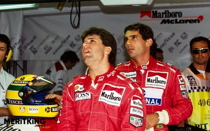 Michael Andretti and Ayrton Senna.
