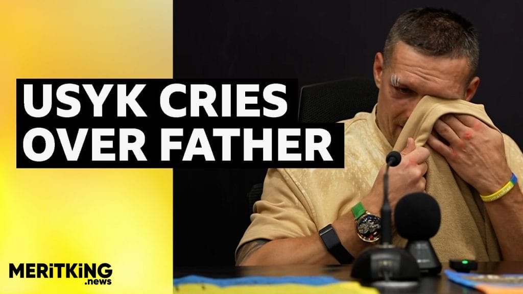 Usyk spoke about his father after his win over Fury in May