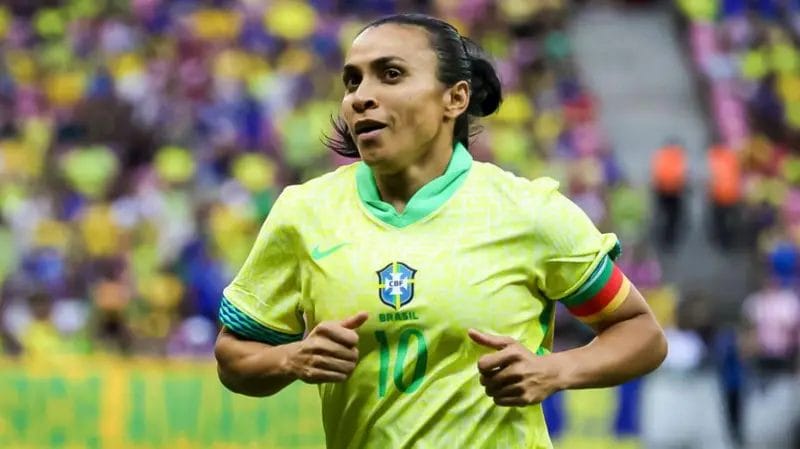 Marta played in her sixth Olympics this summer

