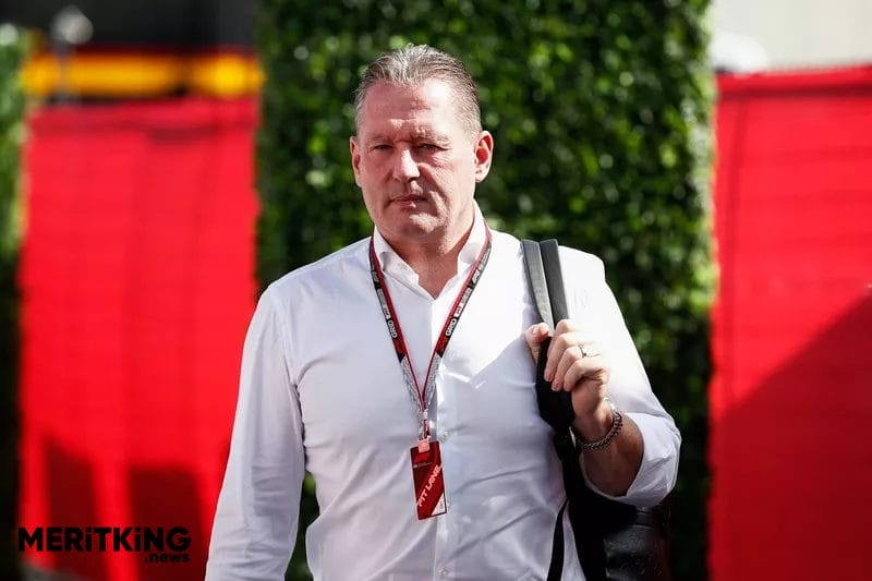 jos verstappen arrives at the