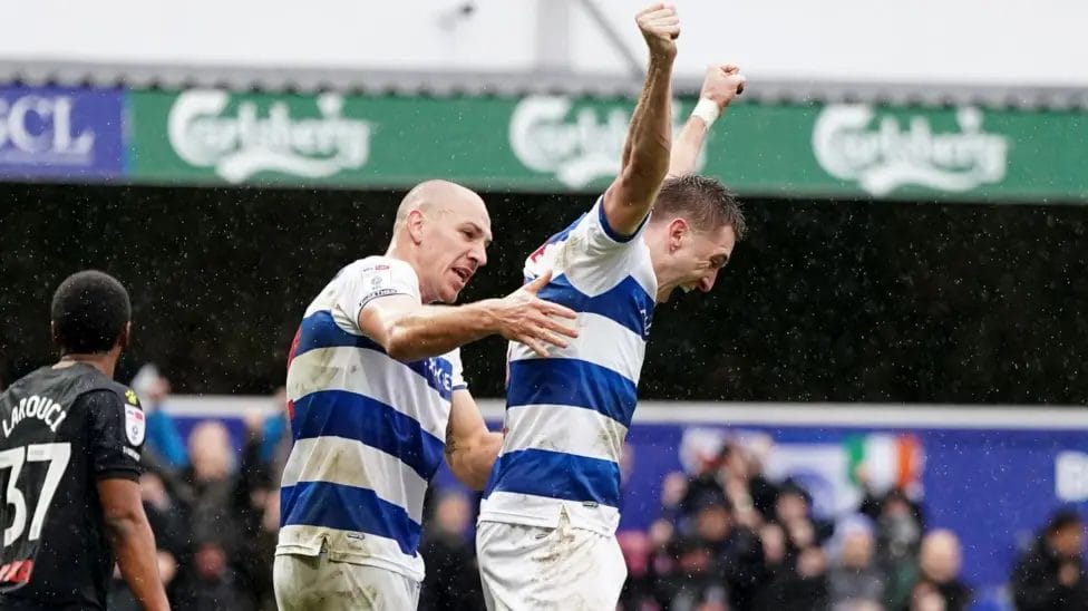 QPR's Michael Frey (left) and Jimmy Dunne both scored their fourth league goals of the season in the first half against Watford