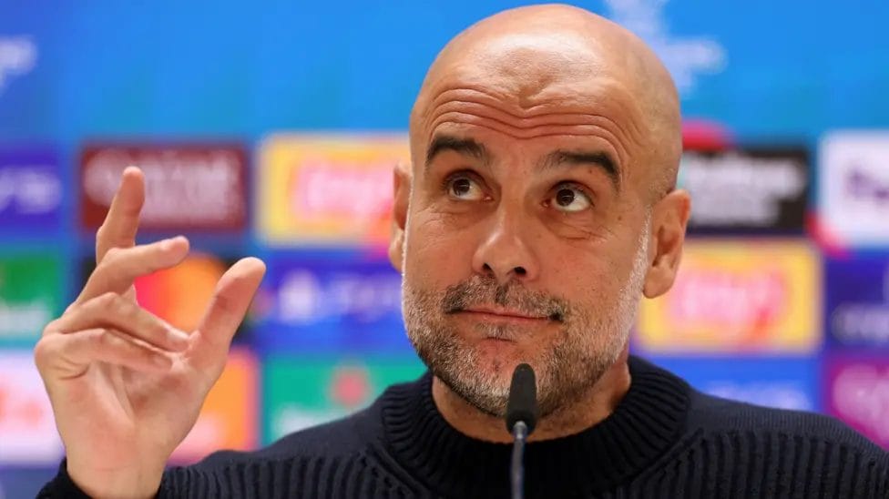 Pep Guardiola suggested Manchester City have a "1%" chance of qualifying